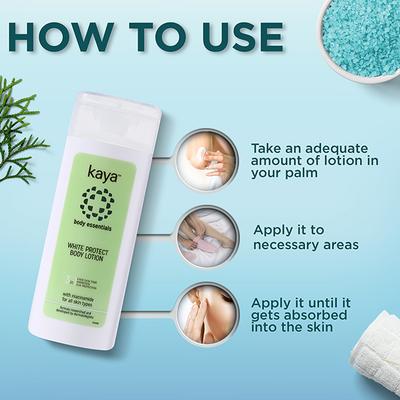 Kaya WHITE PROTECT BODY LOTION 200 ml - Shower Gels & Body Wash