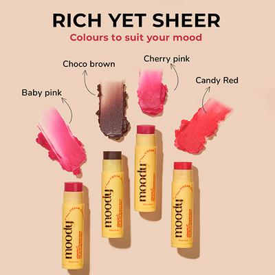 Moody Vitamin C SPF 15 Tinted Lip Balm - Cherry Pink 5.8 gm - Lip Balms