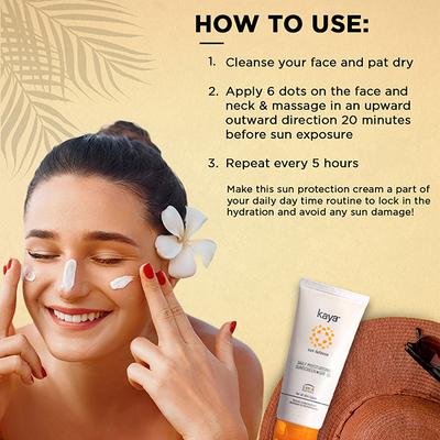 Kaya DAILY MOISTURIZING SUNSCREEN SPF 30 75 ml - Face Sunscreen