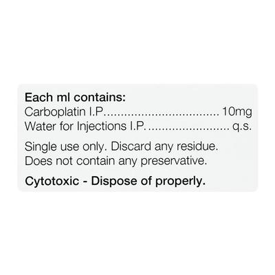 CARBOPLATIN 450mg Injection 45ml - Cancer Oncology-Cyt