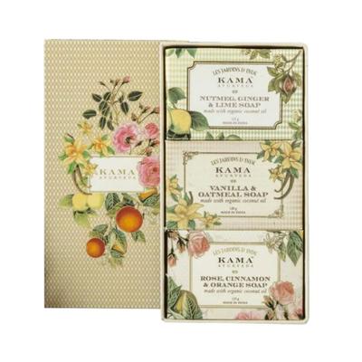 Kama Ayurveda Natural Soap Box 125 gm each 3's - Soaps
