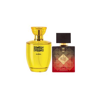 Ajmal Bombay Dreams EDP Floral Fruity Perfume And Amber Magic EDP Spicy Aromatic Perfume 200 ml - Perfumes (Edt/Edp)