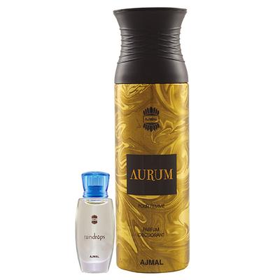 Ajmal Raindrops Concentrated Perfume Oil Floral Chypre And Aurum Femme Deodorant Fruity Floral Fragrance 210 ml - Women Perfumes (Edt/Edp)