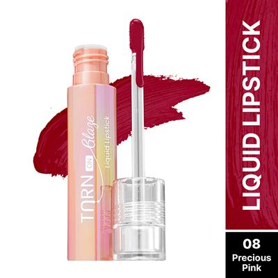 Swiss Beauty Select Turn On Glaze Liquid Lipstick, Vinyl-Like-Shine Precious Pink 3 ml - Liquid Lipsticks
