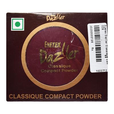 Eyetex Dazller Classique Compact Powder- 8009 Pink Dew 9 gm - Compact Powder