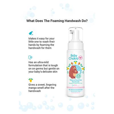 BabyChakra Natural Foaming Handwash 200ml - Hand Wash & Soaps
