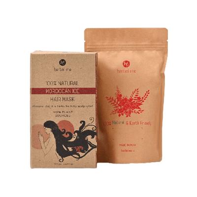 Moroccan Ice Hair Mask - Scalp Repair & Itch Relief - 120 gm - Hair Masks & Packs