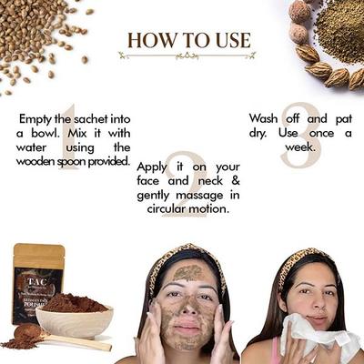 TAC The Ayurveda Co. Ultimate Face Polisher Scrub 25gm - Personal Care (Ayush)