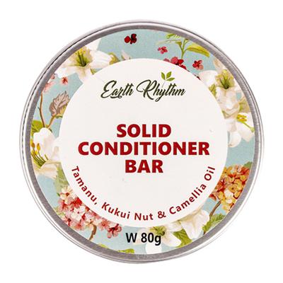 Earth Rhythm Solid Conditioner Bar Tamanu, Kukui Nut & Camellia Oil Cardboard Box 80 gm - Conditioners