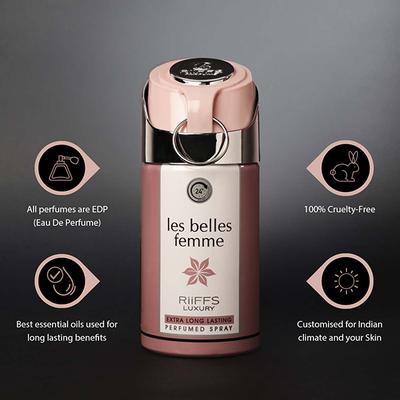 RiiFFS Luxury Les Belles Femme Body Spray for Women 250 ml - Women Perfumes (Edt/Edp)