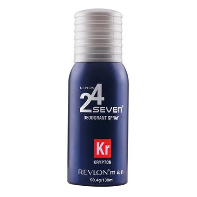 Revlon 24 Seven Perfumed Body Spray For Men - Krypton 130 Ml - Men Deodorants/Roll-Ons