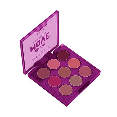 Swiss Beauty On The Move Lip Palette 9 Color - (Pink and Mauve) 5gm - Lipsticks