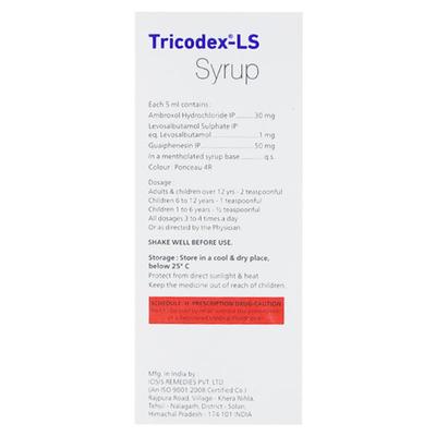 TRICODEX LS Syrup 100ml - Cough And Cold-Cou