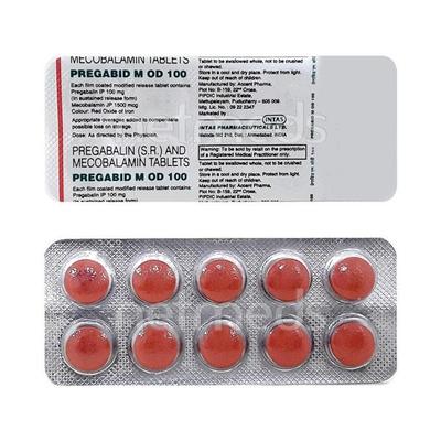 Pregabid M OD 100mg Tablet 10'S - Neuropathic Pain-Dru
