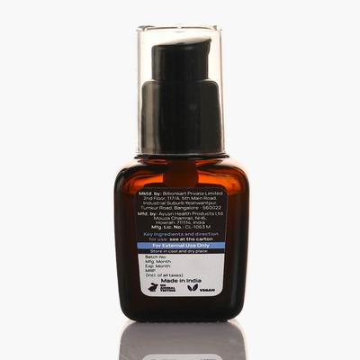 VIA TOKYO ORGANIC Ginseng & Hyaluronic Acid Vit C Face Serum, Moisturizing, No Sulphates, No Paraben 30 ml - Face Serum