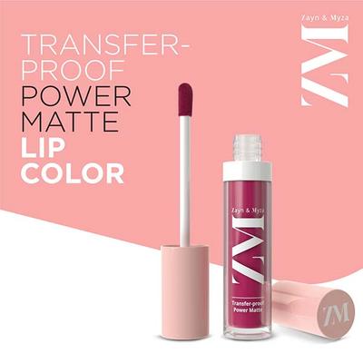 Zayn & Myza Transfer - Proof Power Matte Lip Color, Full Fuchsia 6 ml - Liquid Lipsticks