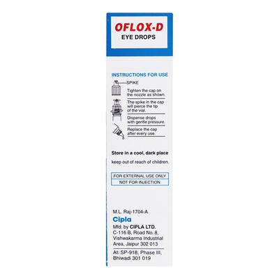 Oflox D Eye Drops 10ml - Eye Infections-Eaa