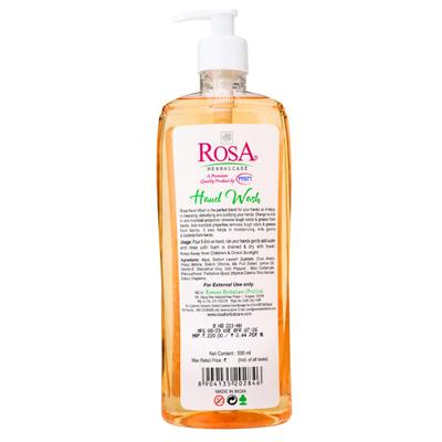 Rosa Orange Splash Hand Wash 500 ml - Hand Wash & Soaps