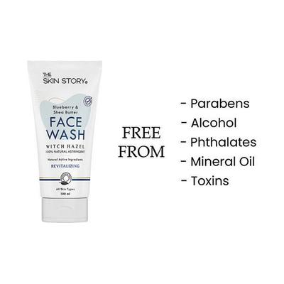 The Skin Story Facewash - Shea Butter & Blueberry 100 ml - Face Wash & Cleansers