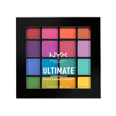 Nyx Professional Makeup Ultimate Shadow Palette - Brights 13.28 gm - Eyeshadow, Bases & Primers