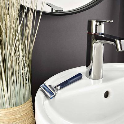 King C. Gillette Men's Neck Razor, for Sensitive Skin (Neck and Cheeks) with Built in Precision Trimmer for Shaping 1's - Razors & Cartridges