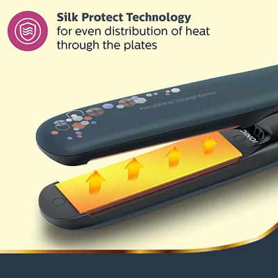Philips Kerashine Titanium Straightener with SilkProtect Technology (BHS397/40) 1's - Straighteners