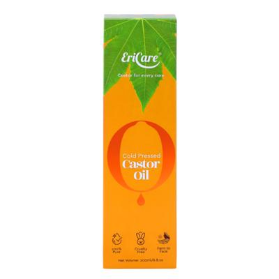 Ericare Cold Pressed Castor Oil 200 ml - Creams/Oils/Lotions