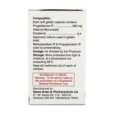 Pregcert 200mg Capsule 10'S - Hormonal Therapy-Oes