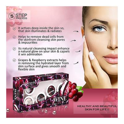 Aryanveda Spa Facial Kit - Wine 210 gm - Facial Kits