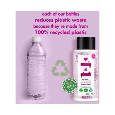 Love Beauty And Planet Rice Water & Angelica Seed Oil Silicone Free Conditioner For Curly & Wavy Hair 400 ml - Conditioners