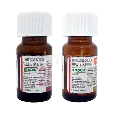 Eltroxin 25Mcg Tablet 60'S - Hypothyroidism