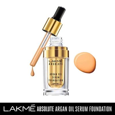 Lakme Absolute Argan Oil Serum Foundation SPF 45 Cool Ivory 15ml - Foundation
