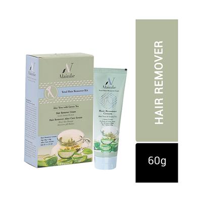 Alainne Aloe Vera and Green Tea Hair Remover Kit 60G 2's - Others