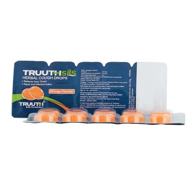 Truuthsils Lozenges - Herbal Ginger 10's - Sore Throat Lozenges