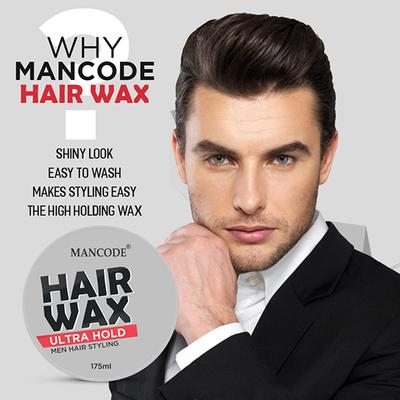 Mancode Hair Gel Wax Ultra hold 175 ml - Hair Gels & Waxes