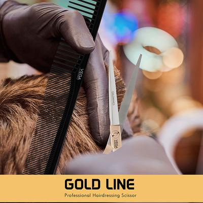 Vega Professional Goldwings 6' Gold Line Hairdressing Scissor (VPPSC-02) 1's - Grooming Kits