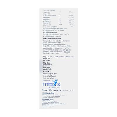 MAXIPLEX L Syrup 200ml - Supplements-Vam