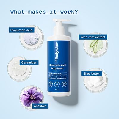 Be Bodywise Hylauronic Acid Body Wash 250 ml - Shower Gels & Body Wash