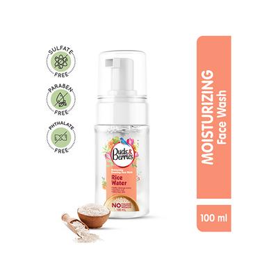 Buds & Berries Rice Water Face Wash 100 ml - Face Wash & Cleansers