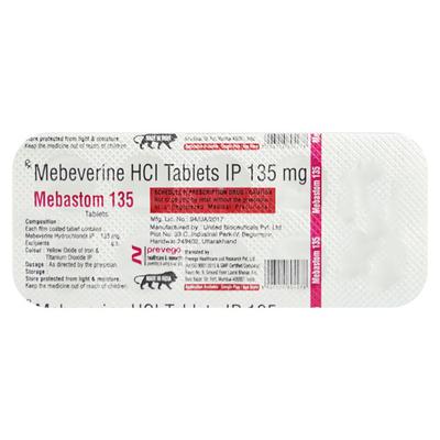 MEBASTOM 135 Tablet 10's - Muscle Spasm-Ant