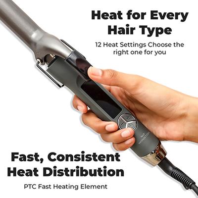 Winston Hair Curling Tong Women Professional Hair Curler Led Temperature Control (25mm) 1's - Multi-Stylers
