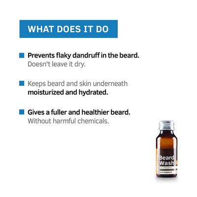 Ustraa Anti-Dandruff Beard Wash 60 ml - Beard Wash