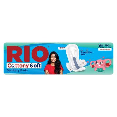 Rio Cottony Soft Sanitary Pads (XL) 6's - Sanitary Napkins