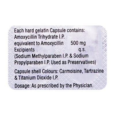 RONEMOX YY 500mg Capsule 10's - Bacterial Infections-Pen