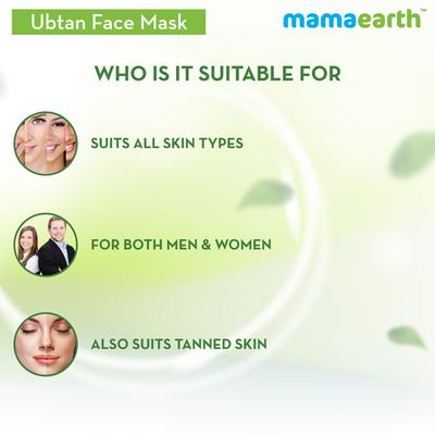 Mamaearth Face Mask Cream - Ubtan 100 ml - Masks & Peels