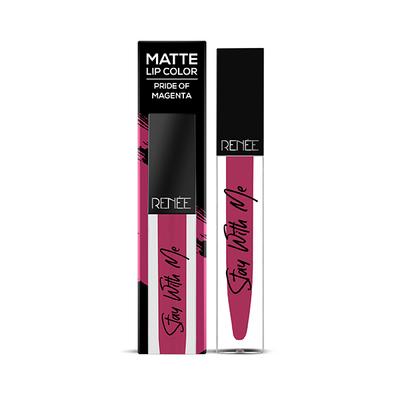 RENEE Stay With Me Matte Lip Color - Pride Of Magenta 5 ml - Liquid Lipsticks