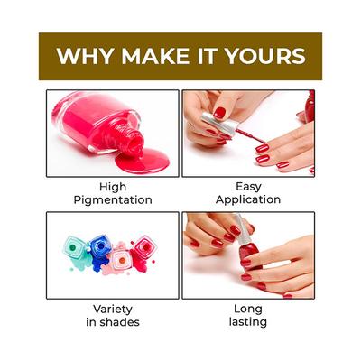 Matt Look Nails Makeup Colour Therapy Nail Polish, Shade No - 06 14 ml - Nail Polish