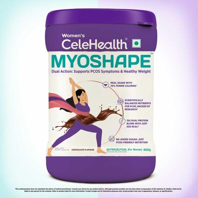 Women's Celehealth MyoShape Powder - Chocolate Flavour 400 g - Multi-Vitamins