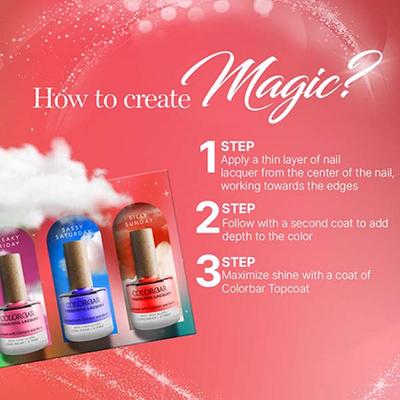 Colorbar Nail Kit - Magical Colors of The Week 56 ml - Nail Polish