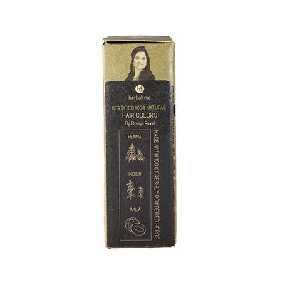 HM Herbal Me Soft Black Certified Natural Hair Colour 200gm - Powder